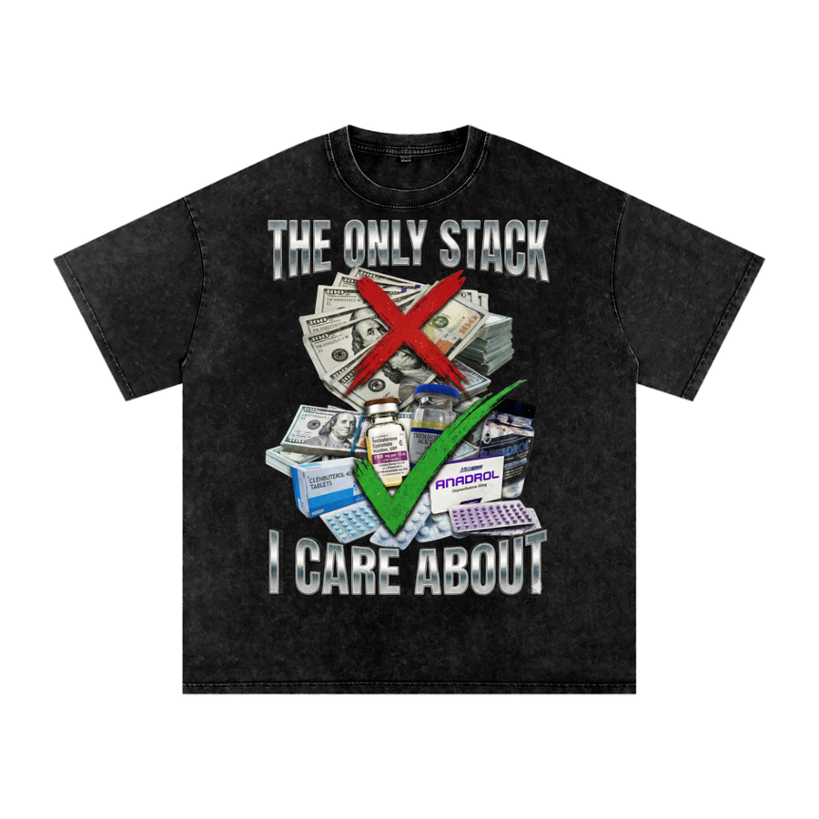 Only Stack I Care About Tee | Gym Humor Shirt