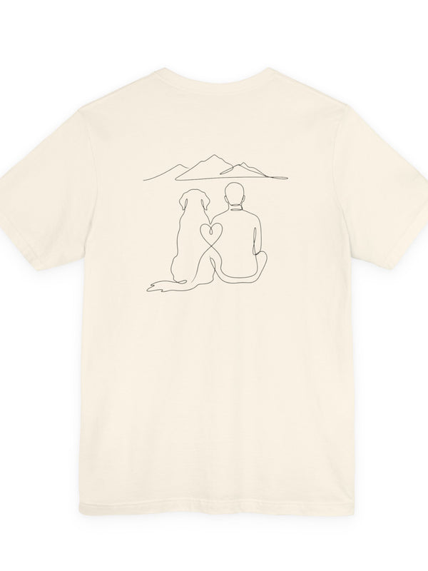 Adventure Buddies Tee | Dog Hiking Back Print