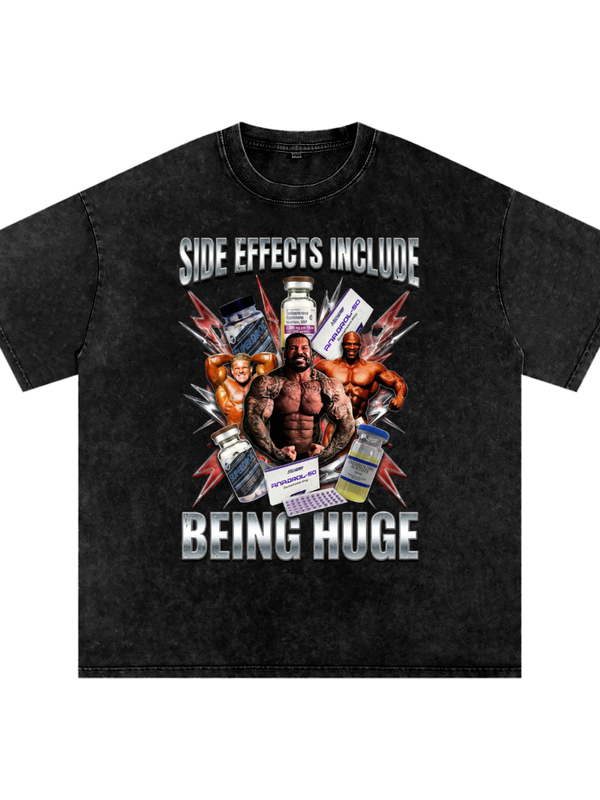 Side Effects Tee | Funny Gym Graphic Shirt