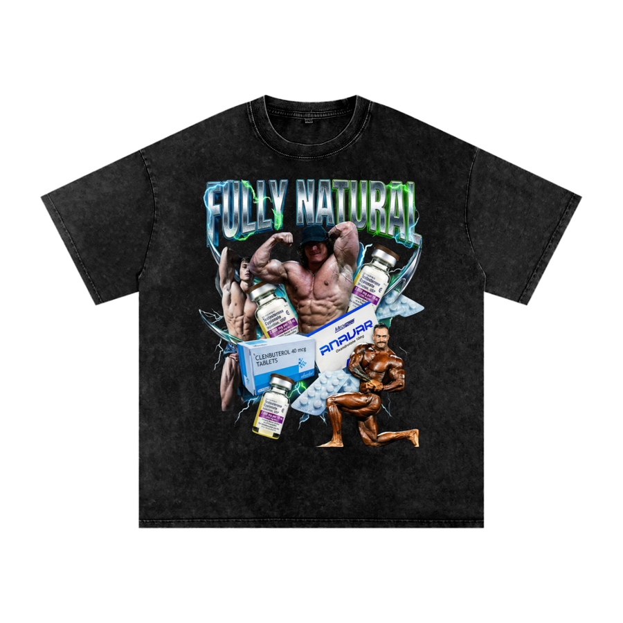 Fully Natural Tee | Natty Gym Humor Shirt