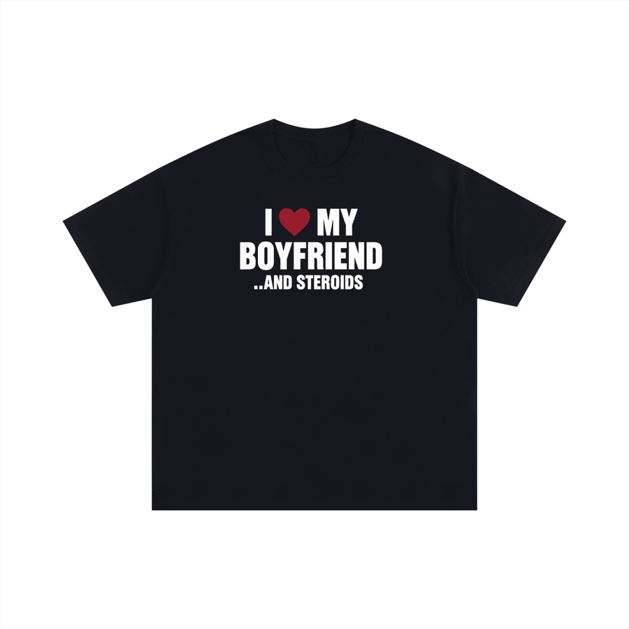 I Heart My BF Tee | Funny Couples Gym Shirt